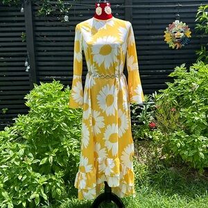 Retro 70s Daisy Dress